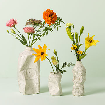Terrazzo Concrete Garbage Vases