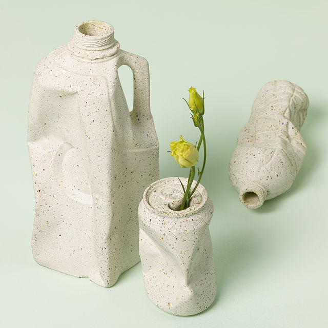 Terrazzo Concrete Garbage Vases
