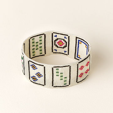 Mahjong Beaded Bracelet