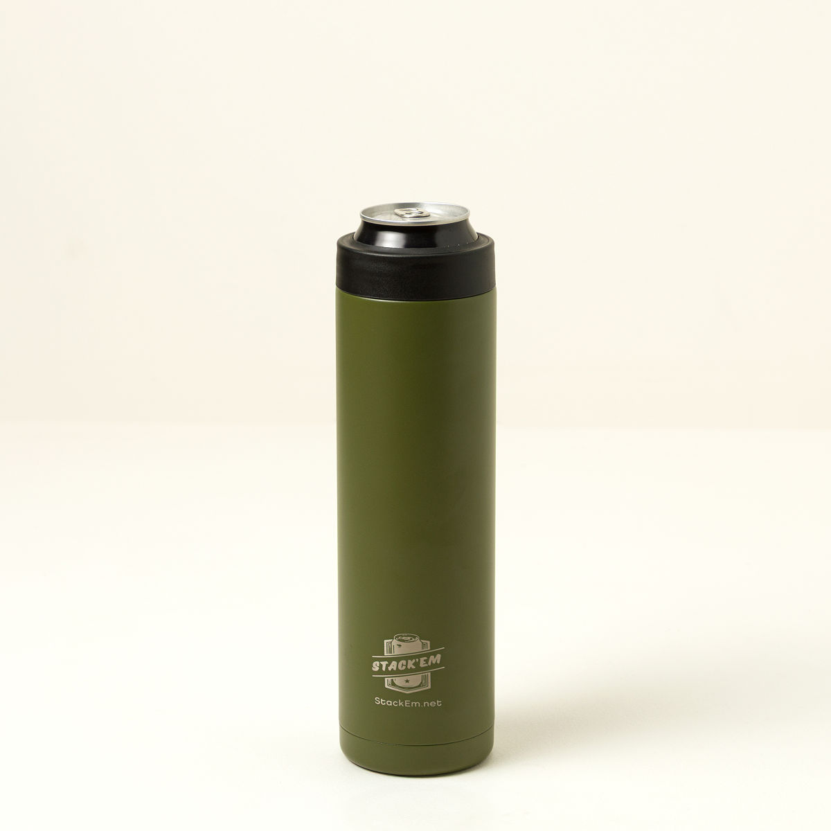 Two-Can Insulated Can Cooler - Double 12oz Standard
