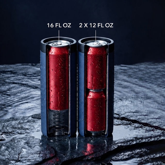 Two-Can Insulated Can Cooler