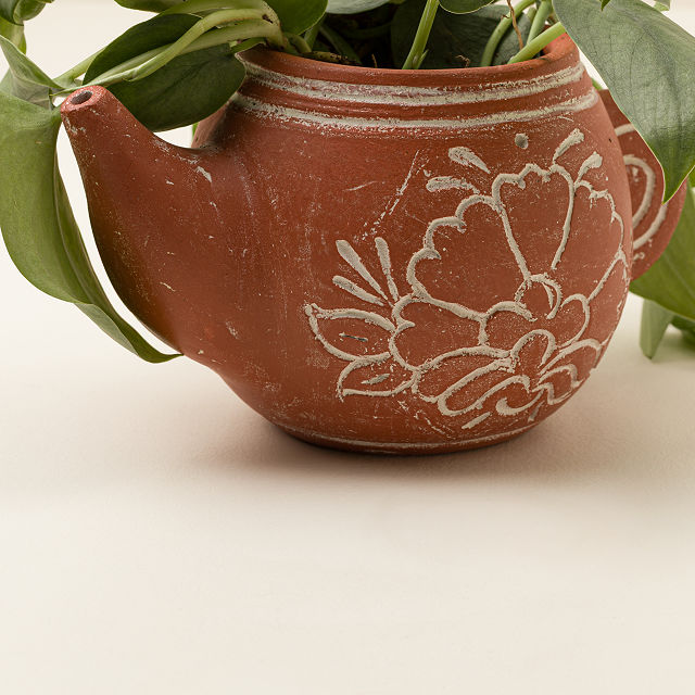Teapot Terracotta Planter