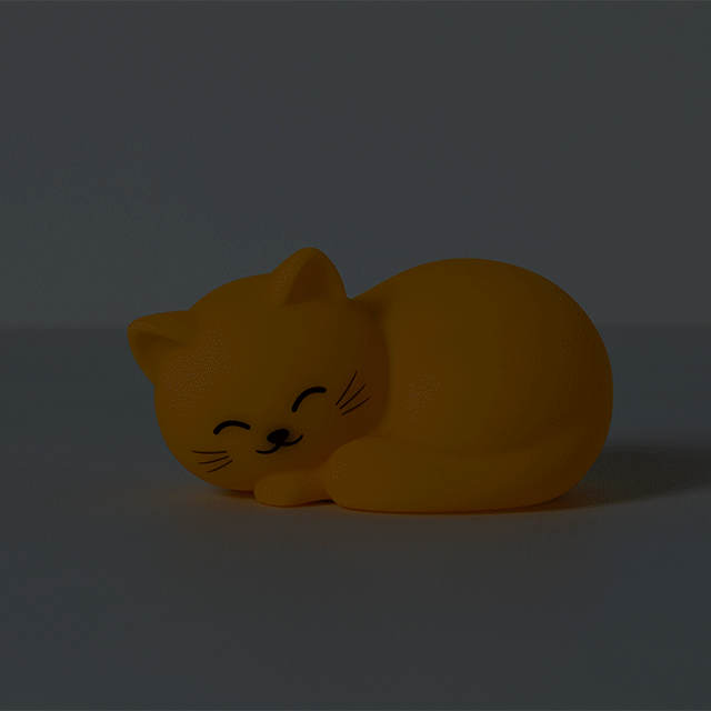 Sleepy Kitty Squishy Light