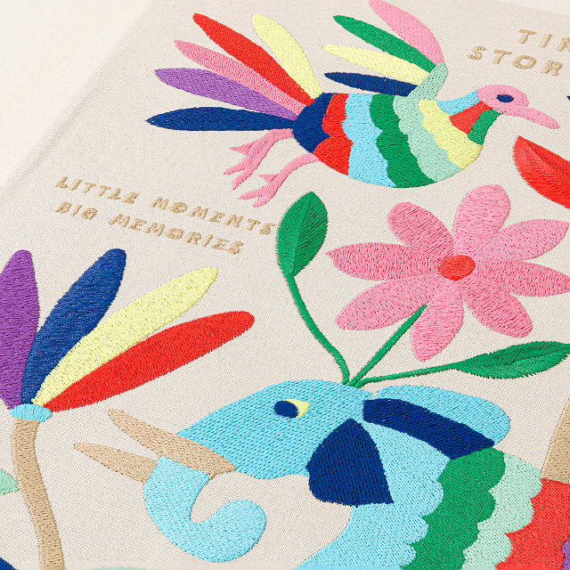 Tiny Stories Embroidered Memory Album