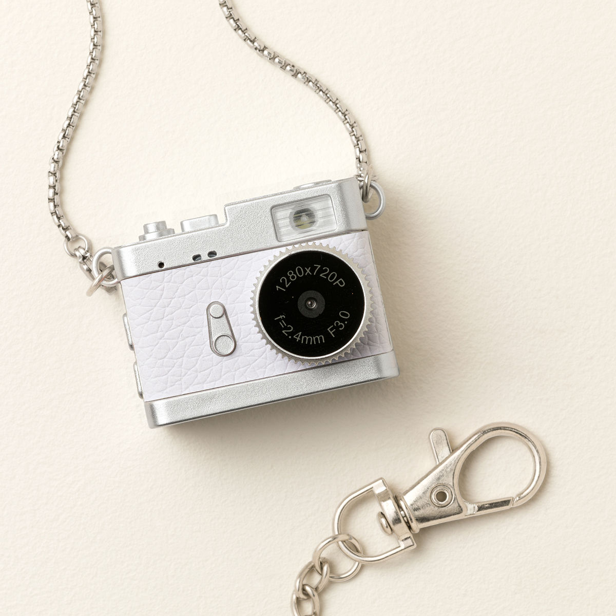 Micro Snap Mini Wearable Digital Camera - White
