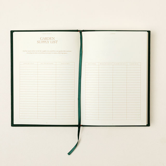 Cloth Bound Seasonal Garden Planner