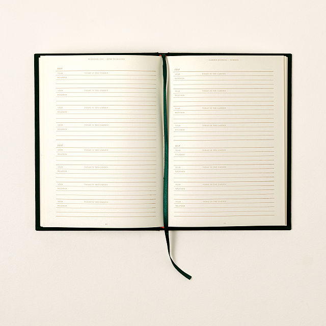 Cloth Bound Seasonal Garden Planner