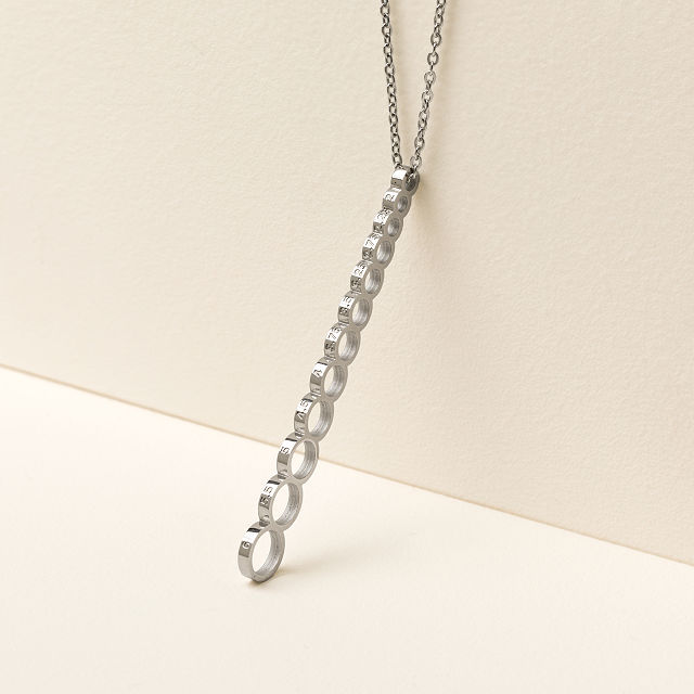 Knitter's Needle Gauge Necklace