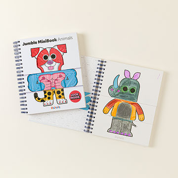 Color Your Own Mix & Match Animal Book
