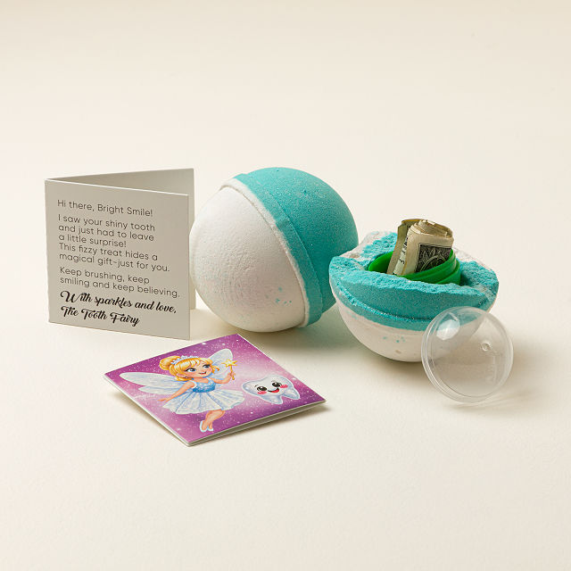 Mystery Tooth Fairy Prize Bath Bombs - Set of 2