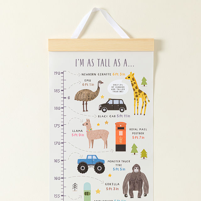 Family As Tall As Canvas Growth Chart