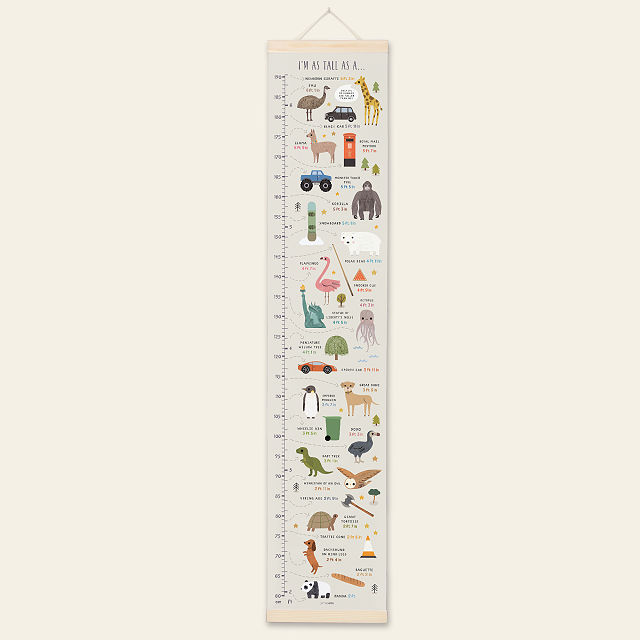 Family As Tall As Canvas Growth Chart