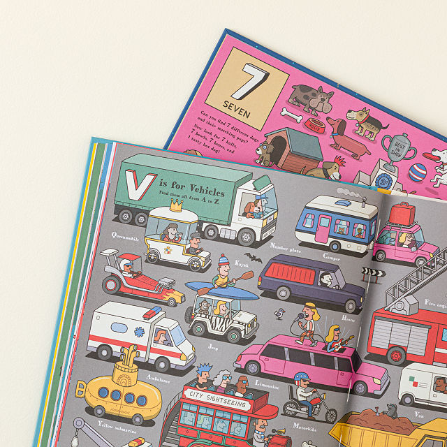 2-in-1 Alphabet & Numbers Seek & Find Book