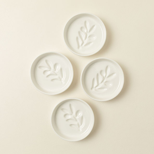 Olive Oil & Vinegar Dipping Dishes - Set of 4