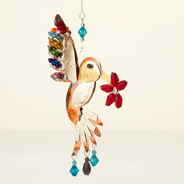 Garden Icons Beaded Metal Ornaments
