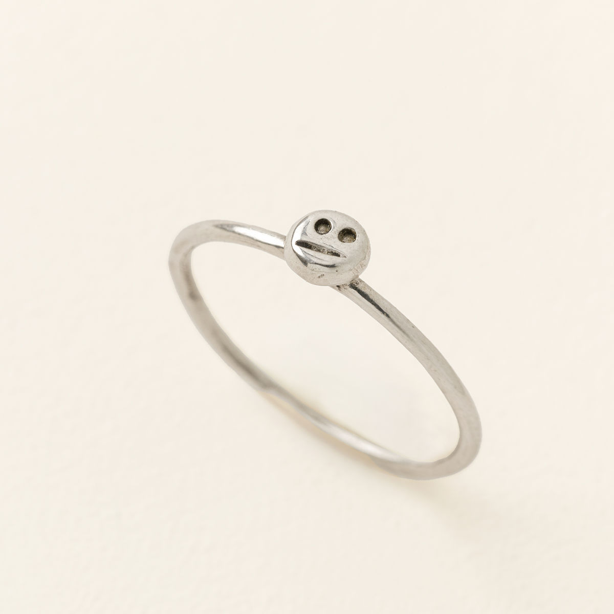 Handmade Happy, Sad, Meh Rings - Meh