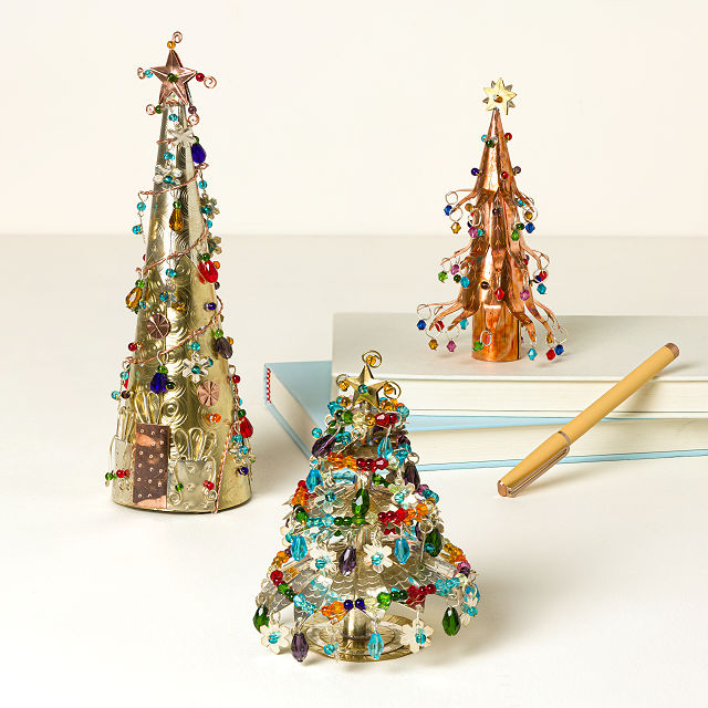 Cheerful Charms Christmas Trees