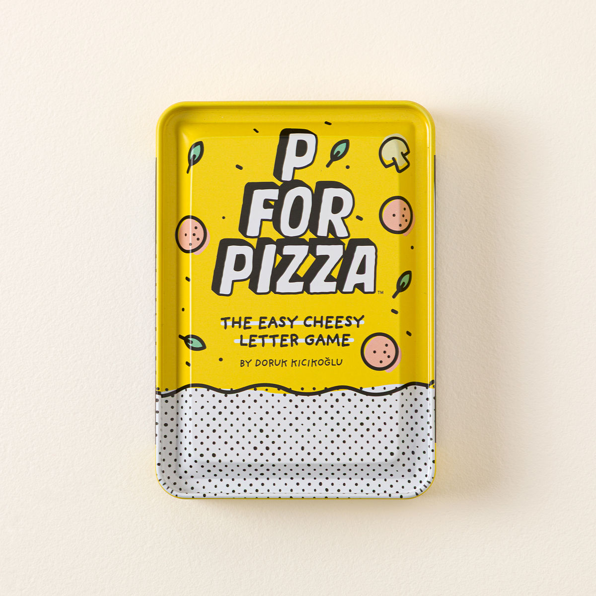 Go-Anywhere Party Game-in-a-Tin - P for Pizza Travel Tin