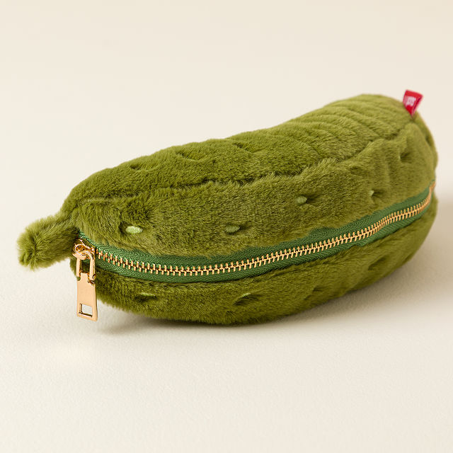 Peter Picked a Plush Pickle Pencil Pouch