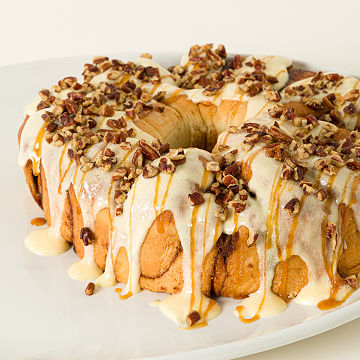 Caramel Pecan Pull Apart Ring