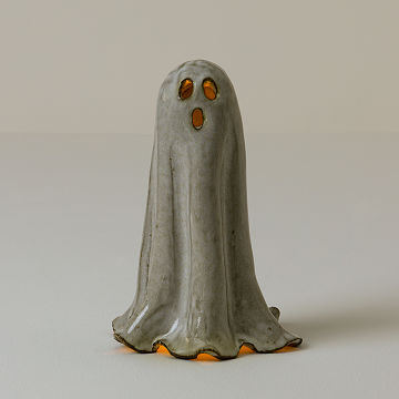Stoneware Ghost Luminary