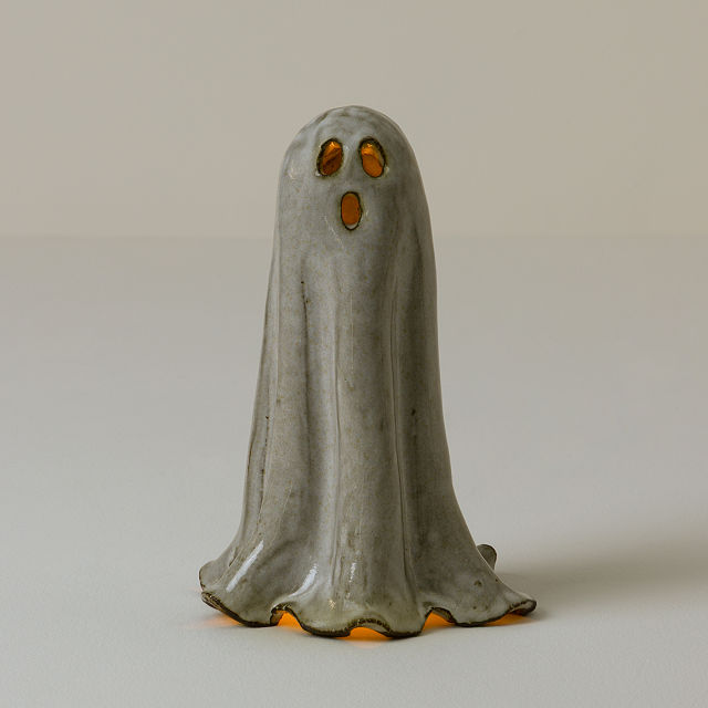 Stoneware Ghost Luminary
