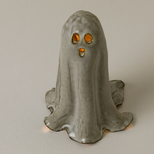 Stoneware Ghost Luminary