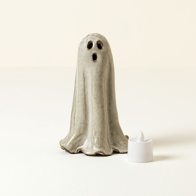 Stoneware Ghost Luminary