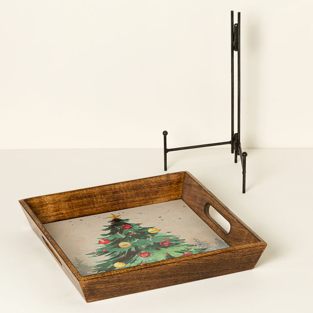 Personalized Family Christmas Tree Tray