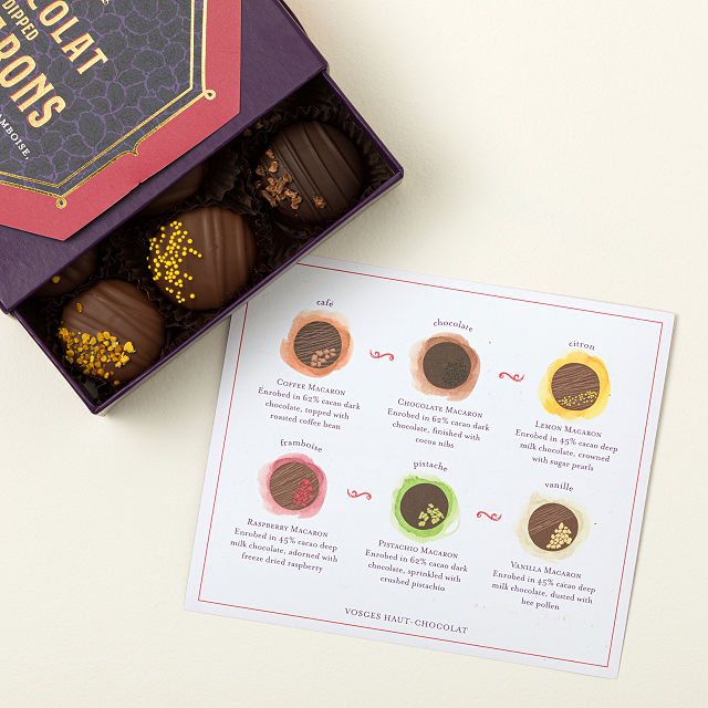 Chocolate Covered Macarons Gift Set
