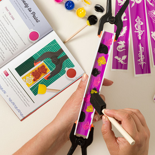 Romantasy DIY Book Edge Stenciling Kit