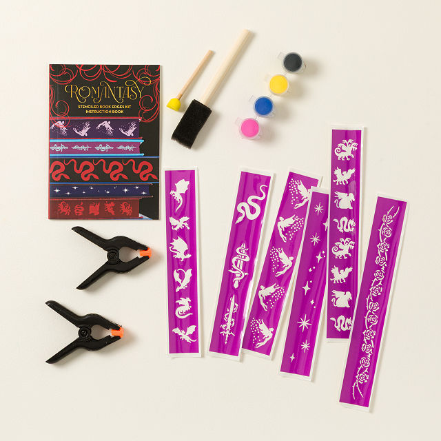Romantasy DIY Book Edge Stenciling Kit