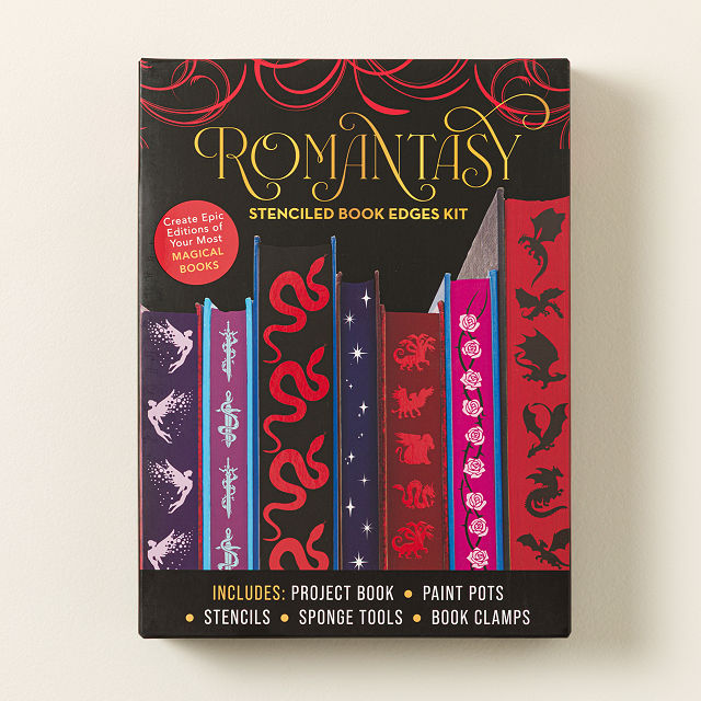 Romantasy DIY Book Edge Stenciling Kit