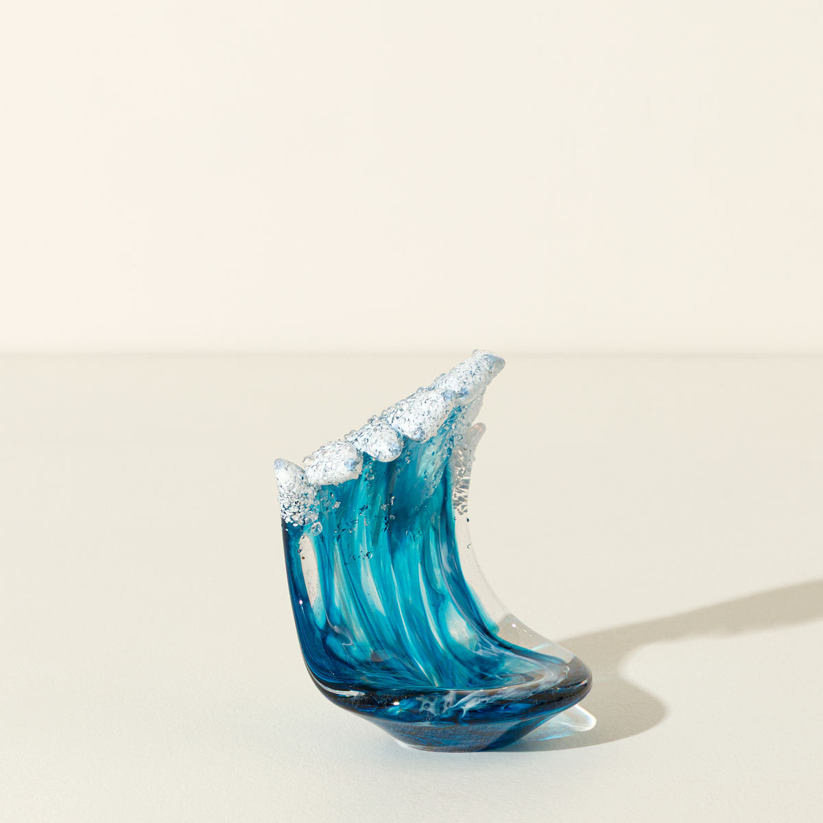 Ocean Wave Glass Sculptures - Small