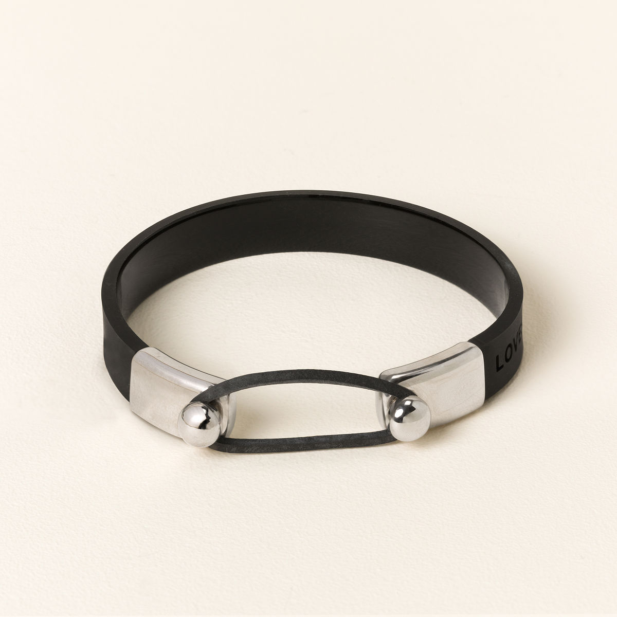 Stay Present Mindfulness Bracelet - Silver Plated - Small