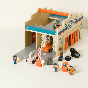 All-In-One Garage & Car Wash Play Set