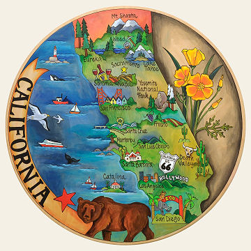 Home State Lazy Susan