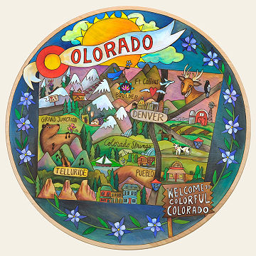 Home State Lazy Susan