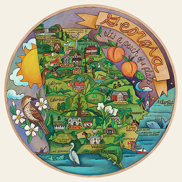 Home State Lazy Susan