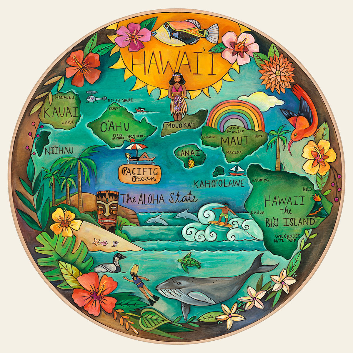 Home State Lazy Susan - Hawaii