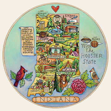 Home State Lazy Susan