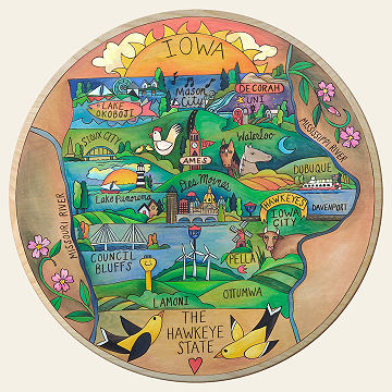 Home State Lazy Susan