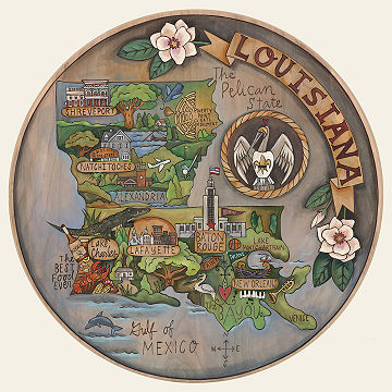 Home State Lazy Susan