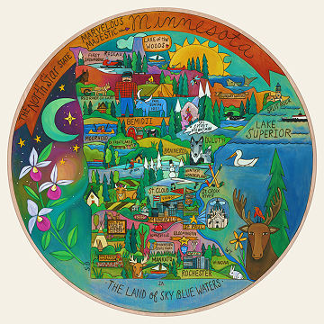 Home State Lazy Susan