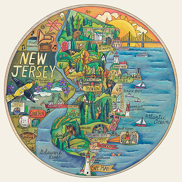 Home State Lazy Susan