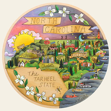 Home State Lazy Susan
