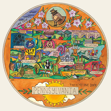 Home State Lazy Susan