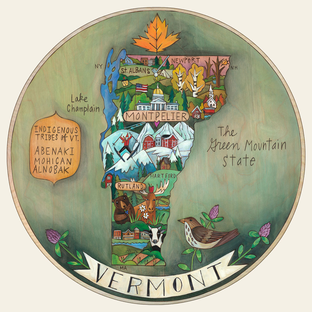 Home State Lazy Susan - Vermont
