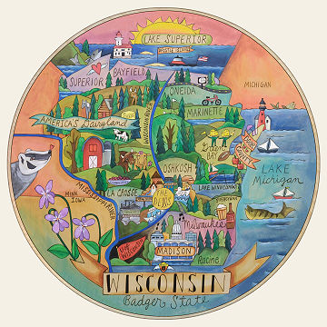 Home State Lazy Susan