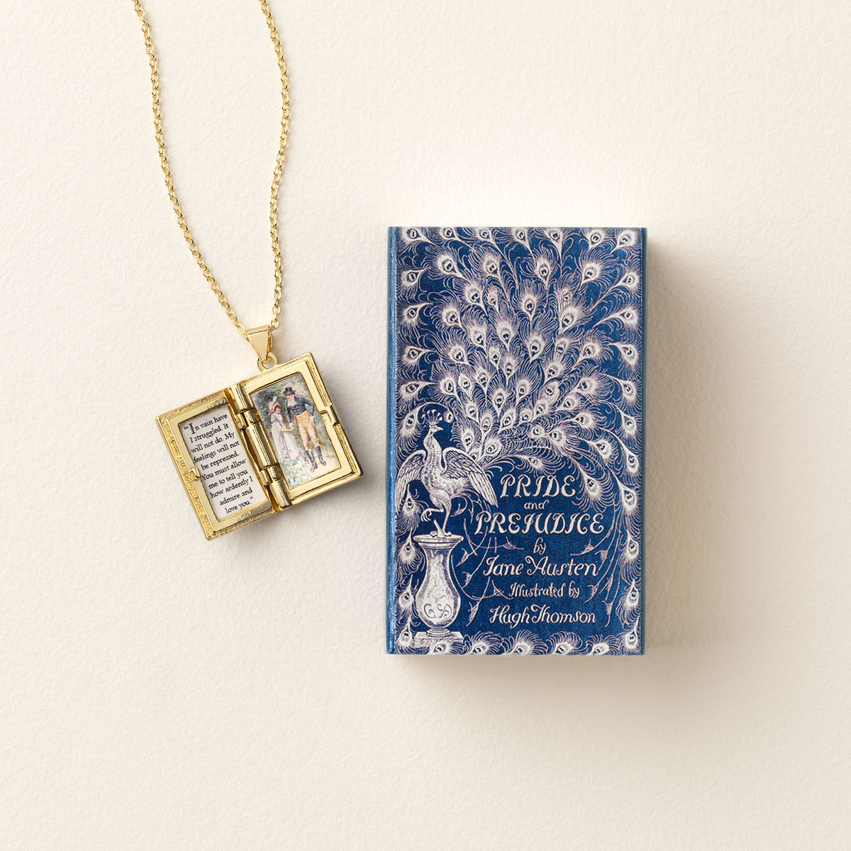 My Favorite Book Keepsake Necklace - Pride & Prejudice
